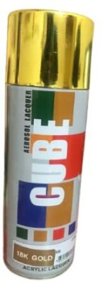 CUBE 18K Gold Spray Paint 400 ml(Pack of 1)