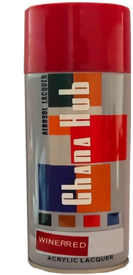 GHANA HUB Premium Cube F1 Single Wine Red Maroon Spray Paint 400 ml(Pack of 1)