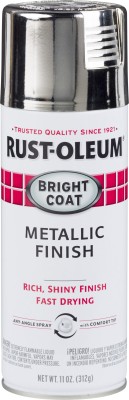 MROkart Rust-Oleum 7718830 Bright Coat Metallic Chrome Spray Paint 312 ml(Pack of 1)