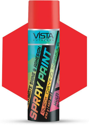 VISSTAA Orange Red Spray Paint 400 ml(Pack of 1)
