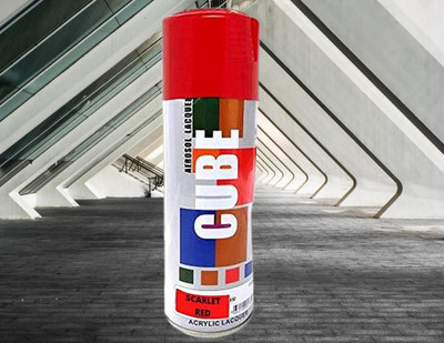 MODAROCK Red Spray Paint 400 ml(Pack of 1)
