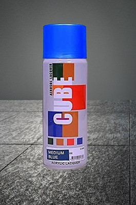 Golden Fox cube Aerosol Spray Paint 400ml for Multipurpose use Blue Spray Paint 400 ml(Pack of 1)