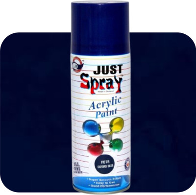 Just Spray Dark Blue Acrylic Spray Paint Gloss Finish Multipurpose Spray Paint DIY, Quick Drying Good finish for Metal, Wood, and Walls Spray Paint 400 ml(Pack of 1)