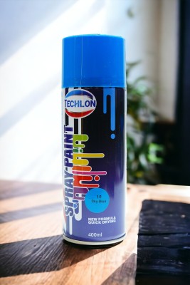 Techlon Premium, Universal & Multipurpose SKY BLUE Spray Paint 450 ml(Pack of 1)