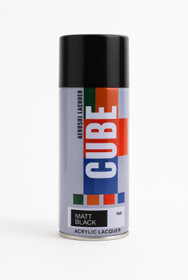 SST Cube Matte black Spray Paint 400 ml(Pack of 1)