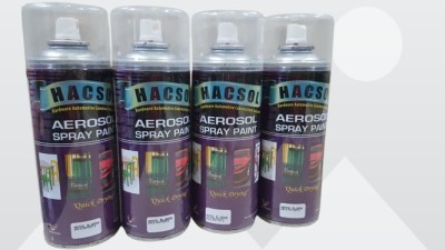 HACSOL Hacsol Aerosol Rose Wood Spray Paint 400 ml Brown Spray Paint 400 ml(Pack of 4)