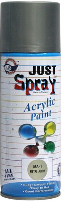 Just Spray Metal Alloy Acrylic Spray Paint Gloss Finish Multipurpose Spray Paint Colour DIY, Quick Drying Good finish for Metal, Wood, and Walls Spray Paint 400 ml(Pack of 1)