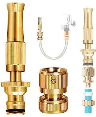 TYAG Brass Water Spray Nozzle Suitable for 1/2” Watering Pipe Adjustable Spra water