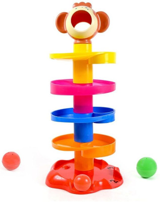 VOXEL Ball Drop and Roll Swirling TowerV119(Multicolor)