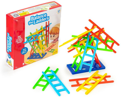 ZWINKO Balance The Ladders Stacking & Balancing Skill Game for Family & Kids(Multicolor)