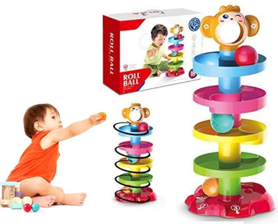 Stysol 5 Layer Plastic Stack, Drop and Go Ball Drop(Multicolor)