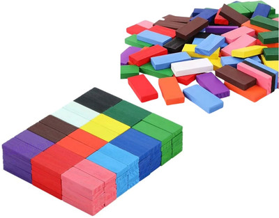 Laaliya 120 Piece Domino block(Multicolor)