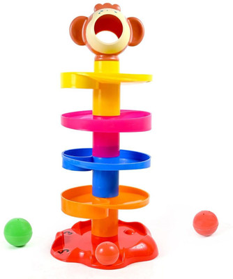 VOXEL Ball Drop and Roll Swirling TowerV285(Multicolor)