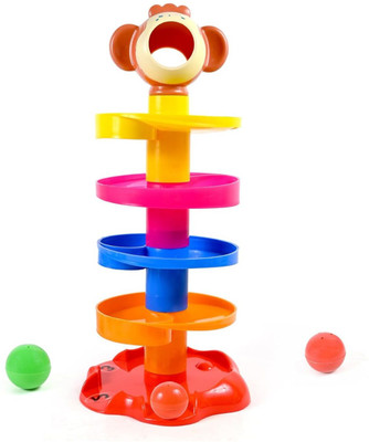 VOXEL Ball Drop and Roll Swirling TowerV143(Multicolor)