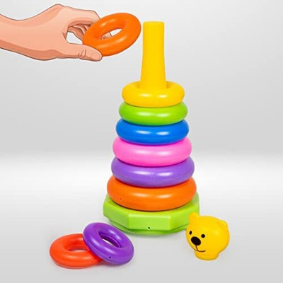SURYAANSHI | Fun Learning Rings |Kids Teddy Stacking || Coloring Teddy Rings - 7 Rings(Multicolor)