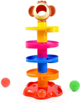 VOXEL Ball Drop and Roll Swirling TowerV167(Multicolor)