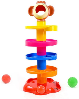 VOXEL Ball Drop and Roll Swirling TowerV038(Multicolor)