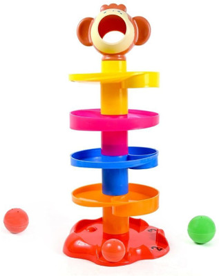 VOXEL Ball Drop and Roll Swirling TowerV173(Multicolor)