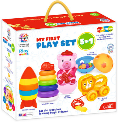 Ratnas My First Play Set 5in1 (7857) Preschool Learning Toy(Multicolor)