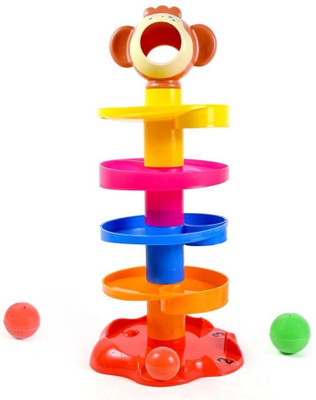 VOXEL Ball Drop and Roll Swirling TowerV299(Multicolor)