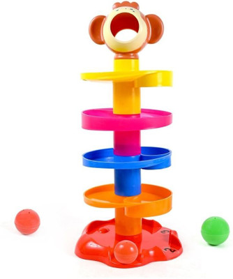 ALORNOR Ball Drop and Roll Swirling Tower244(Multicolor)