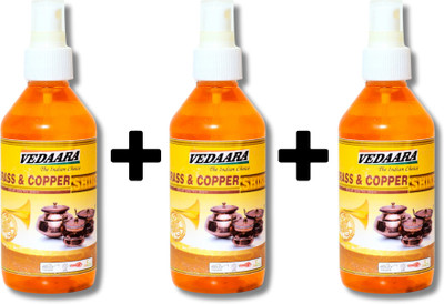 Vedaara COMBO COPPER AND BRASS SHINER PACK OF 3 Stain Remover