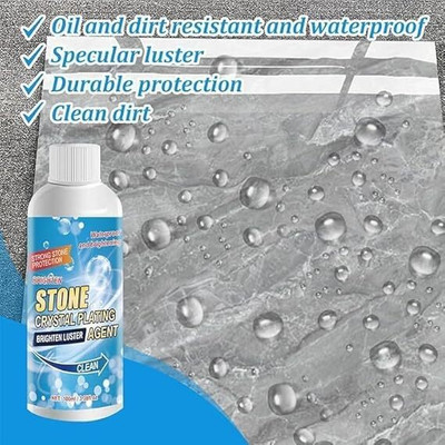 DEEPCREATION deep by Stone Crystal Plating Brighten Luster Agent for Marble, & Stone, Marble Stain Remover