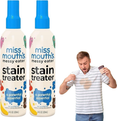 NOXUVO Gentle Care stain treater (Pack of 2) | Fabric & Cloth Cleaner Spray Liquid Solu Stain Remover