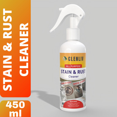 Clenliv Tough Stain & Rust Deep Cleaning Spray for Steel, Metal, Cleaning & Protection Rust Removal Solution with Trigger Spray(450 ml)