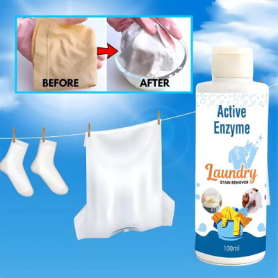 WIVZI Removes Tough Stains & Brightens Colours | Suitable With All Washing Detergent Stain Remover