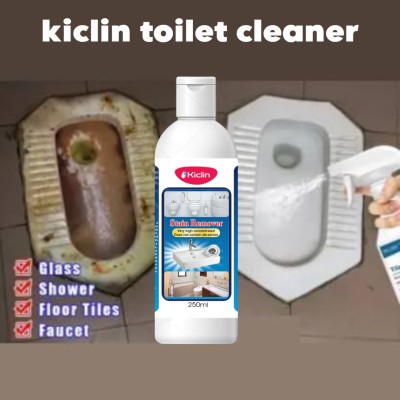 kiclin toilet tube cleaner AND toilet heavy water scale remover Stain Remover