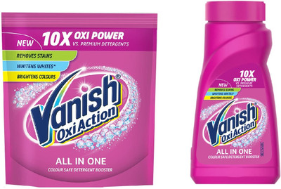 Vanish All in One Liquid & Powder Detergent Booster 400G + 180ML Stain Remover