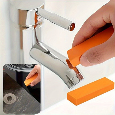 MAQOiW Rust Cleaning Eraser, Limescale Eraser for Bathroom Mirror Scratch Remover Tool, Stain Remover