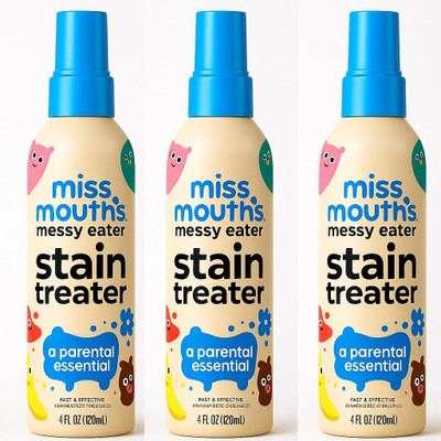 SQUERA Miss Mouths Messy Eater Stain Treater Spray - Pack of 3 Stain Remover