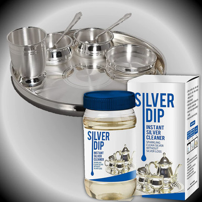 SILVER DIP Modicare Silver Metal Cleaner: The Quick and Easy Solution for Tarnish Removal Stain Remover