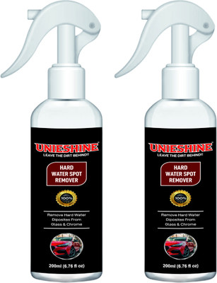 UNIESHINE Hard Water Spot, Limescale & Germs Remover Spray | For Bathroom, Kitchen and Car Stain Remover