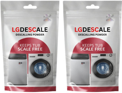 LGDESCALE DESCALE WASHING MACHINE DESCALING POWDER Detergent Powder (200 g) Stain Remover
