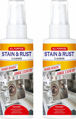 dhaval enterprise Stain & Rust Remover Spray for Cleaning & Protection Car, Bike, Pack of 2 Stain Remover
