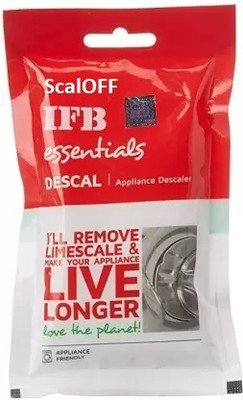 scaloff lFB Descale Drum Cleaning Powder 15 Packs X100g Suitable for All Washing Machine Detergent Powder(1.5 kg)