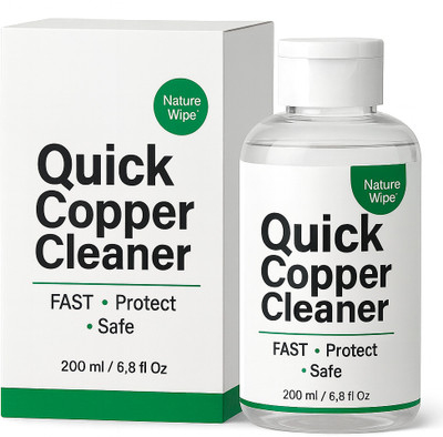 Nature Wipe Quick Copper Cleaner | Instant Shine & Tarnish Remover | Safe & Fast Formula | Stain Remover