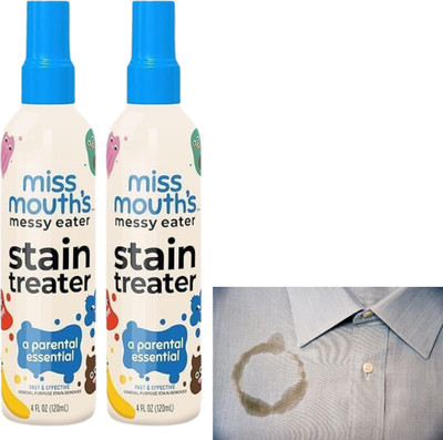 Gyoda Powerful miss mouth stain treater (Pack of 2) | Fabric & Cloth Cleaner Spray Liq Stain Remover