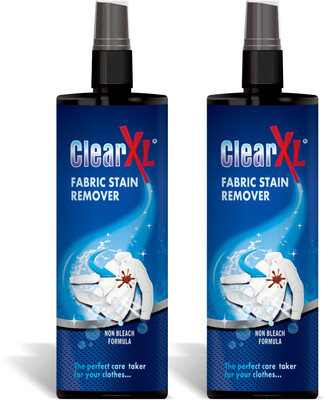 Clear XL Fabric Stain Remover Powerful Formula for Tough Stains (PACK OF - 2) Stain Remover