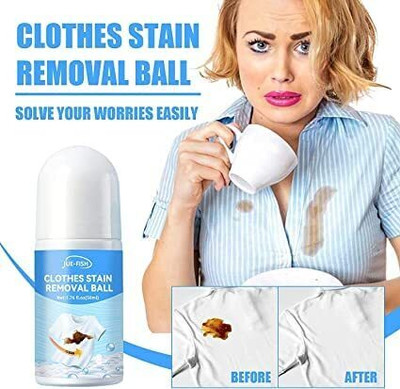 NEWSPARSH manu Cloth Stain Remover Pan, Roll Bead Fabric Instant Cloth Stain Remover Stain Remover