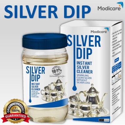 SILVER DIP New Instant Silver Cleaner Dip Sparkling Clean Without Silver Loss-300ML Stain Remover