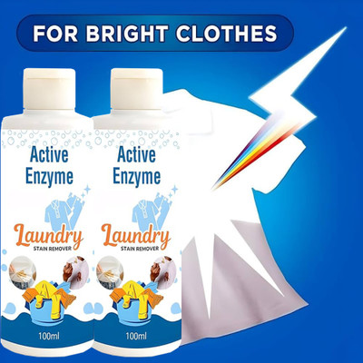Sandarbh LAUNDRY LIQUID DETERGENT FOR DAMAGE CLOTHES Jasmine Fabric Whitener(2 x 100 ml)