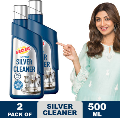 SELZER Instant Silver Cleaner Liquid for Jewellery – 500ml Silver Dip Stain Remover