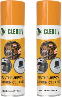 Clenliv Multi-Purpose Kitchen Foam Cleaner|Pack of 2|Remove Grease, Oil and Stain Stain Remover
