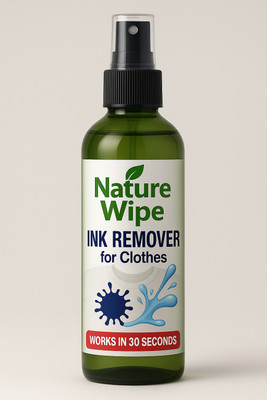 Nature Wipe nk Remover for Clothes | Ink Remover 30Sec Stain Remover