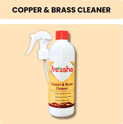 Fressho Copper & Brass Cleaning Spray for Idols, Diyas, Cookware | 5O0 ML | Stain Remover