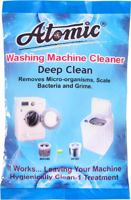 ATOMIC Washing Machine Cleaner Powder 150g For Top & Front Load Machine Stain Remover